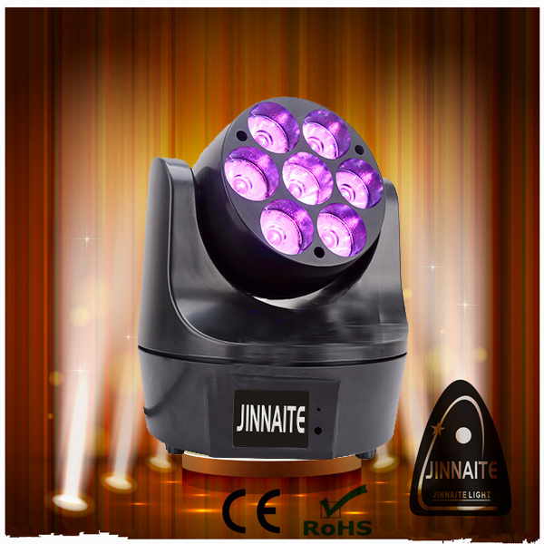 7X10W Mini Bee Eye LED Moving Head Stage Light