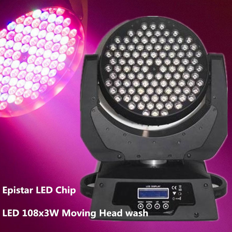 108 3W LED Moving Head Wash Stage Light