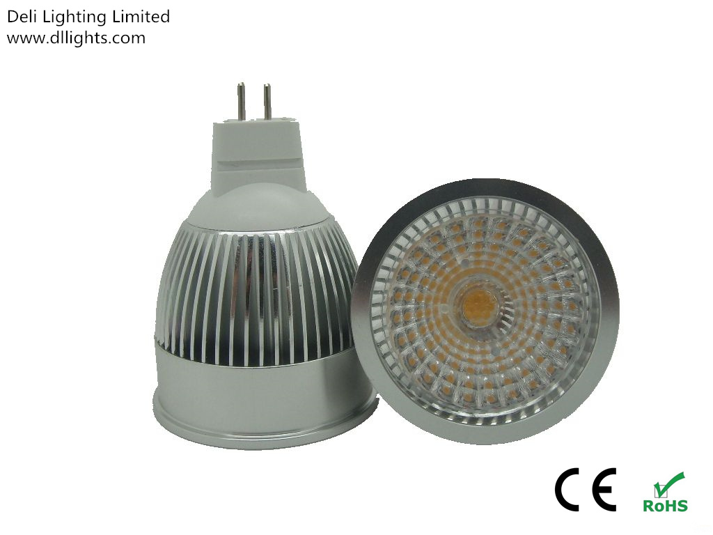 Dimmable 6W COB GU10 LED Spot Light