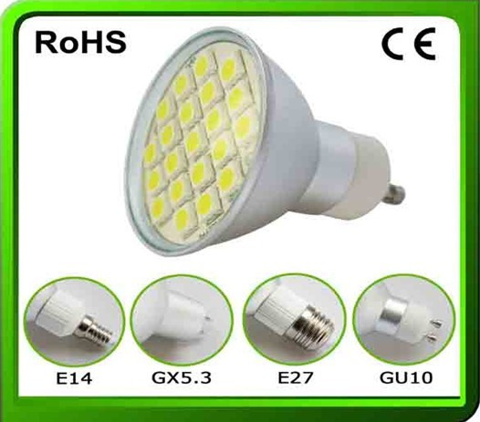 GU10 LED Spotlight / SMD LED Spotlight (SMD5050 4W With 24LEDs)