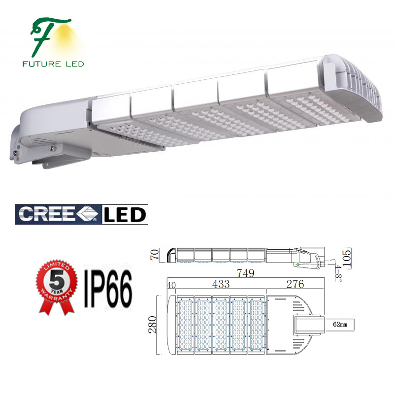 150W IP66 Waterproof LED Street Light with 5years Warranty