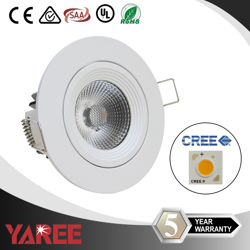 5W Rotatable High Power LED Down Light with CE, RoHS, SAA