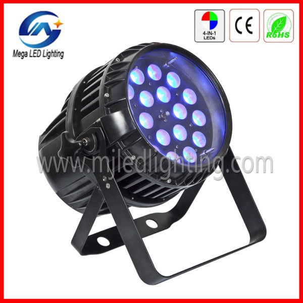 PAR LED 18 10W RGBW 4in1 Outdoor LED Zoom PAR