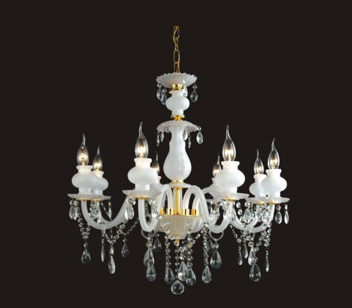 Apartment Decorative Crystal Glass Chandelier (W6003-8)