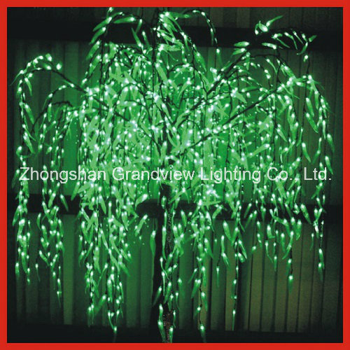 Green Willow LED Tree Light for Street Garden Park Decoration with CE RoHS