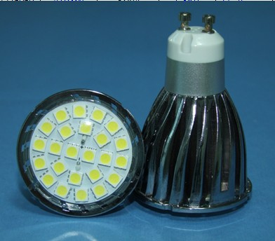 5050 24PCS 220V White LED Spotlight
