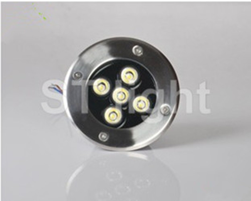 5W High Power Outdoor Waterproof Yellow LED Inground Light