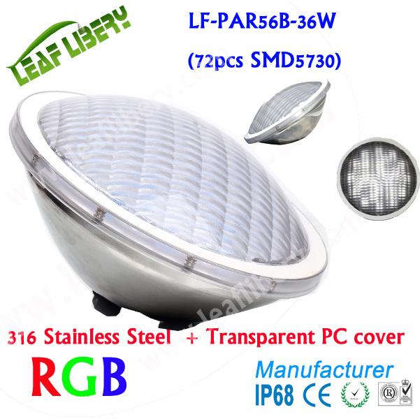 Lf-PAR56b-36W (SMD5730) 12V Swimming Pool Underwater Light, Colorful Pool Light