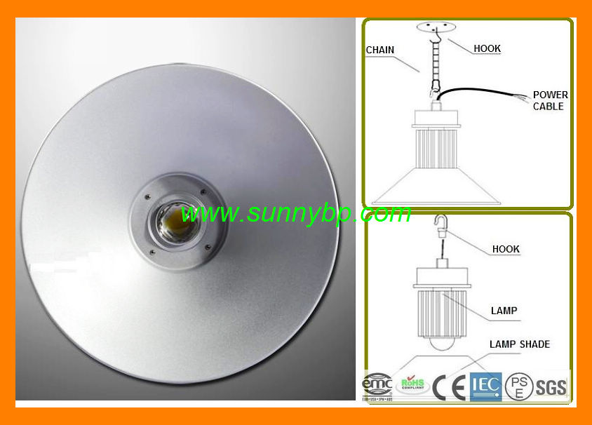 COB 30W Industrial LED High Bay Light for Outdoor Landscape