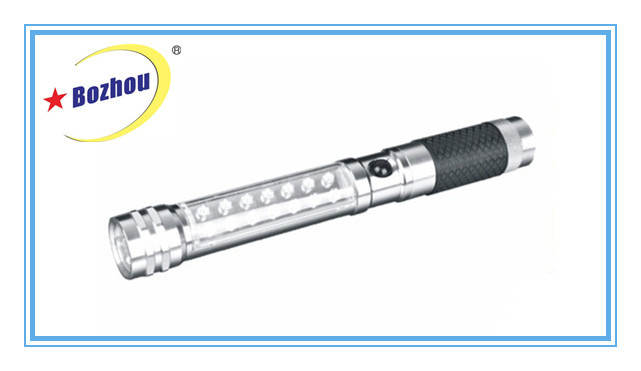 Bozhou 9 Volt Battery LED Flashlight, with Battery Holder