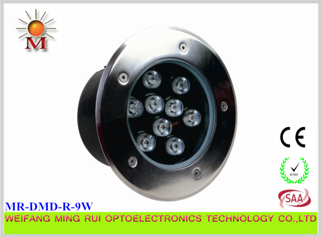 9W Multi Color LED Underwater Light IP68