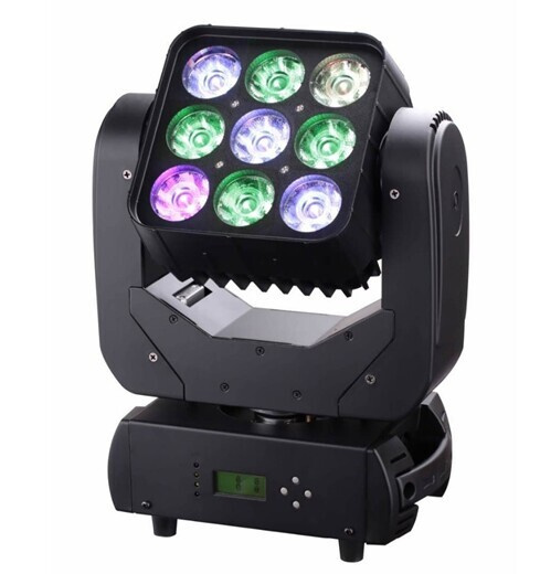 LED 9PCS10W Moving Head Matrix Light Disco Light