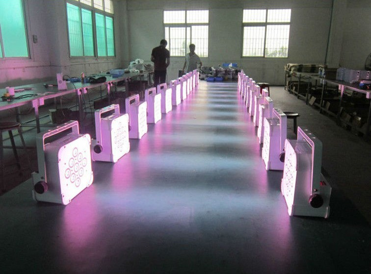 9X10W 5in1 RGBWA Battery LED PAR