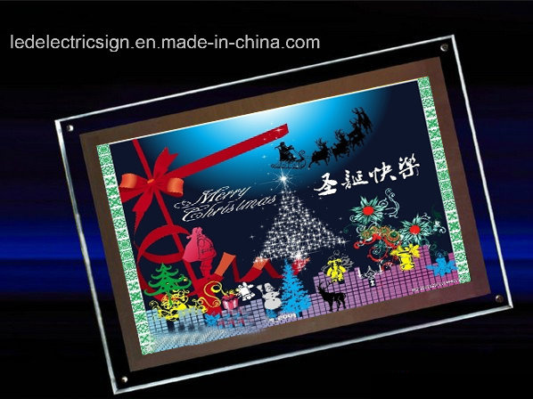 Christmas Light Acrylic Paintings Christmas Slim LED Light Box