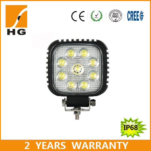 5inch Square Head Light 15W/21W/27W LED Work Light