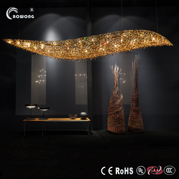 Big Size Colorful Hotel Crystal Chandelier