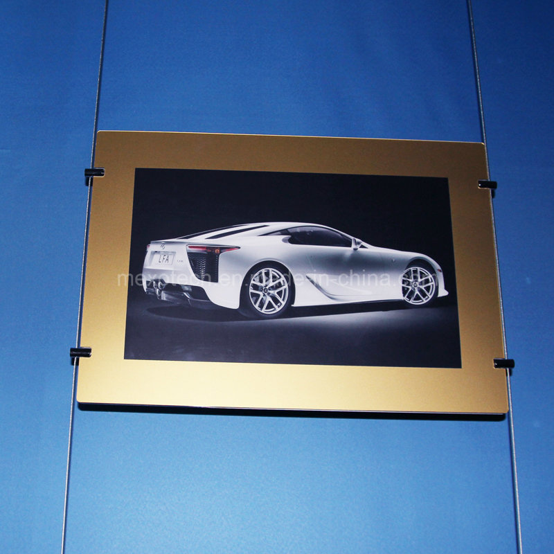 Double Side Car Exhibition LED Poster Frame Acrylic Light Box