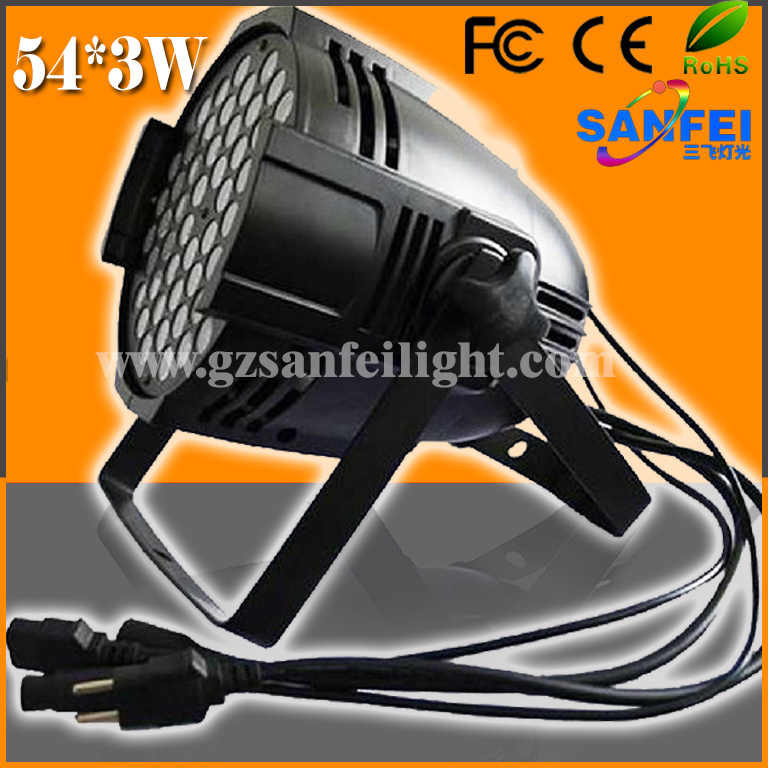 DJ Disco Indoor 3 in 1 54*3W LED PAR Light (SF-304)