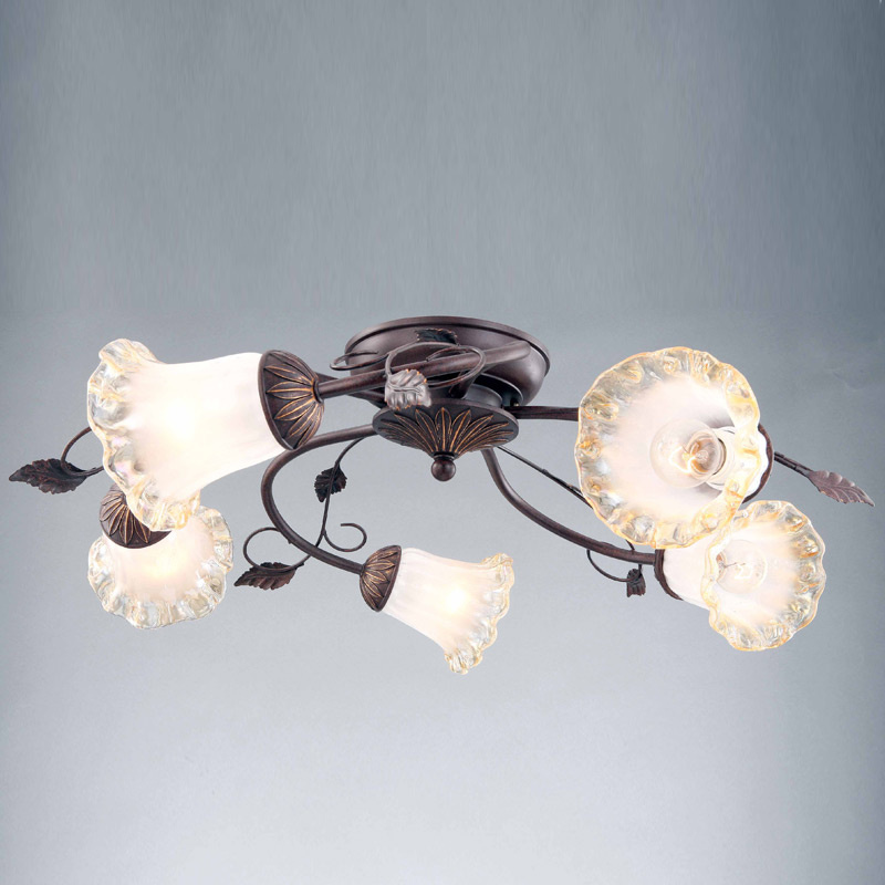 5 Light Glass Chandelier (BR1016C5)