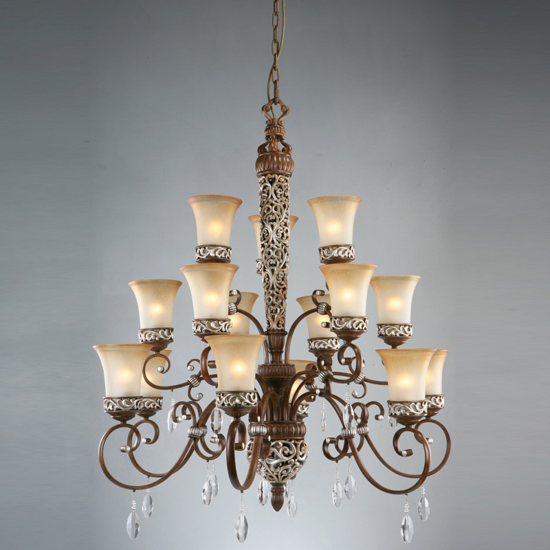 Glass Chandelier (BR1018C18)