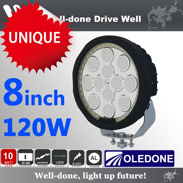 Round Illuminating CREE LED Work Light