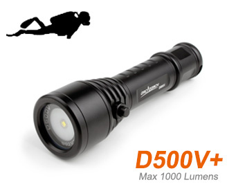 120 Degrees Super Wide Floodlighting Portable Diving Light for Underwater Photography