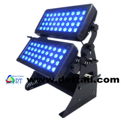 Classical Detail Professional Outdoor LED 72PCS*8W RGBW 4in1 Double Row Wall Washer Spotlights Made in China