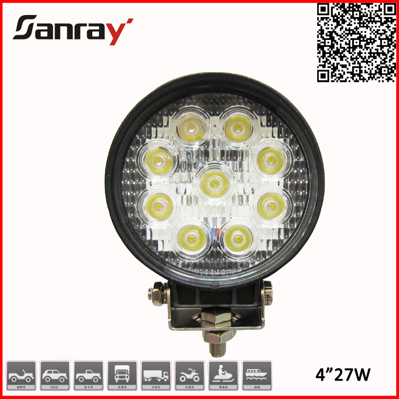 10-30V DC 27W LED Work Light for Boat