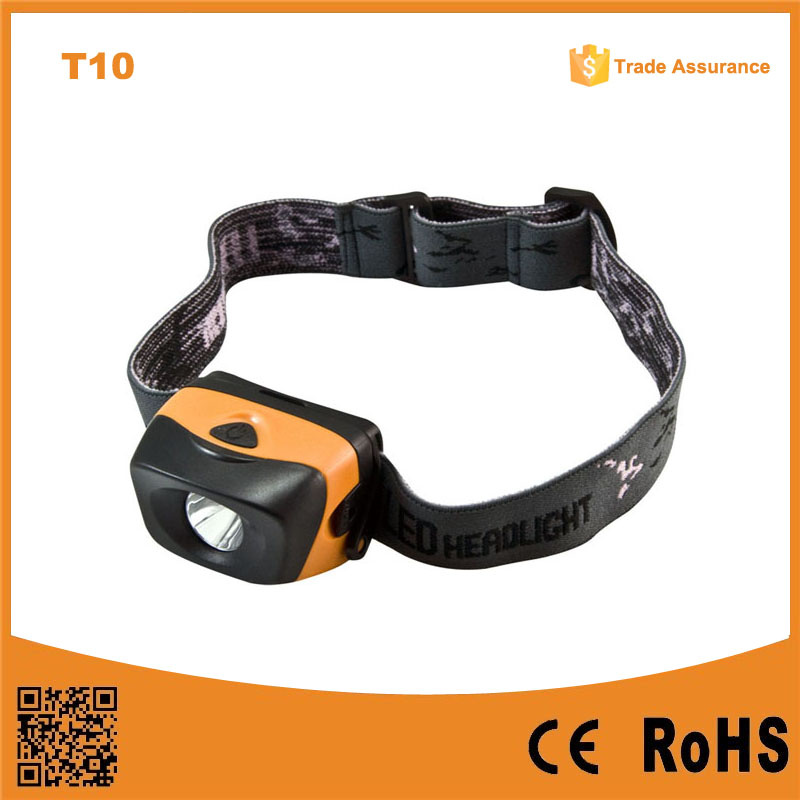 Waterproof 1W High Power LED Headlamp (POPPAS- T10)