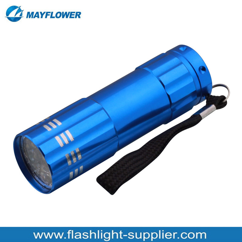 9 LED Aluminium Flashlight