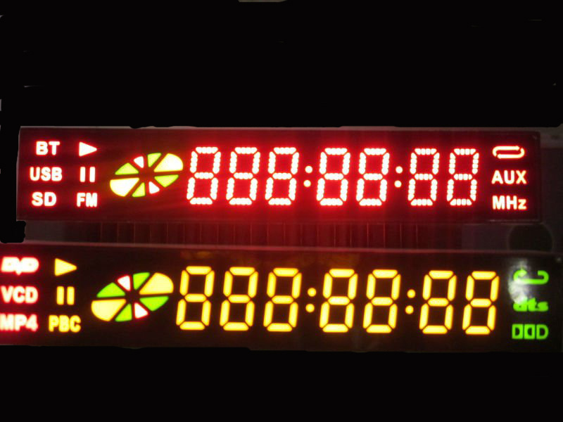 LED Segment Display for DVD