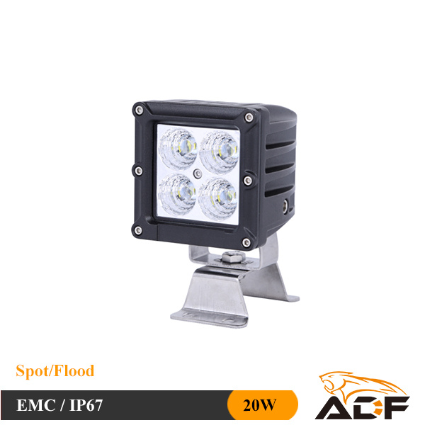 CREE 20W LED Offroad Forklift, Trucks, Bulldozers, Harvester, Agricultural Machinery Work Light