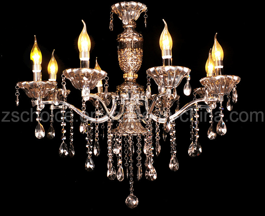 Chrome Modern Crystal Light Chandelier (8049-8)