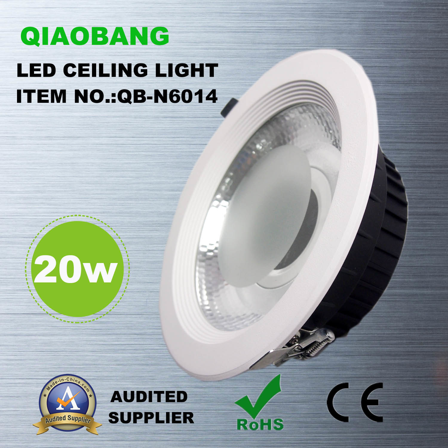 COB Aluminum LED Ceiling Light (QB-N6014-20W)