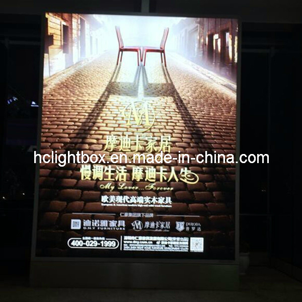 Outdoor Backlit Poster Aluminum LED Profile Large Poster Light Box