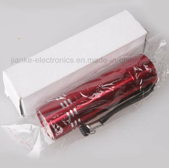 Promotional Aluminum 9 LED Mini Flashlight (4080)