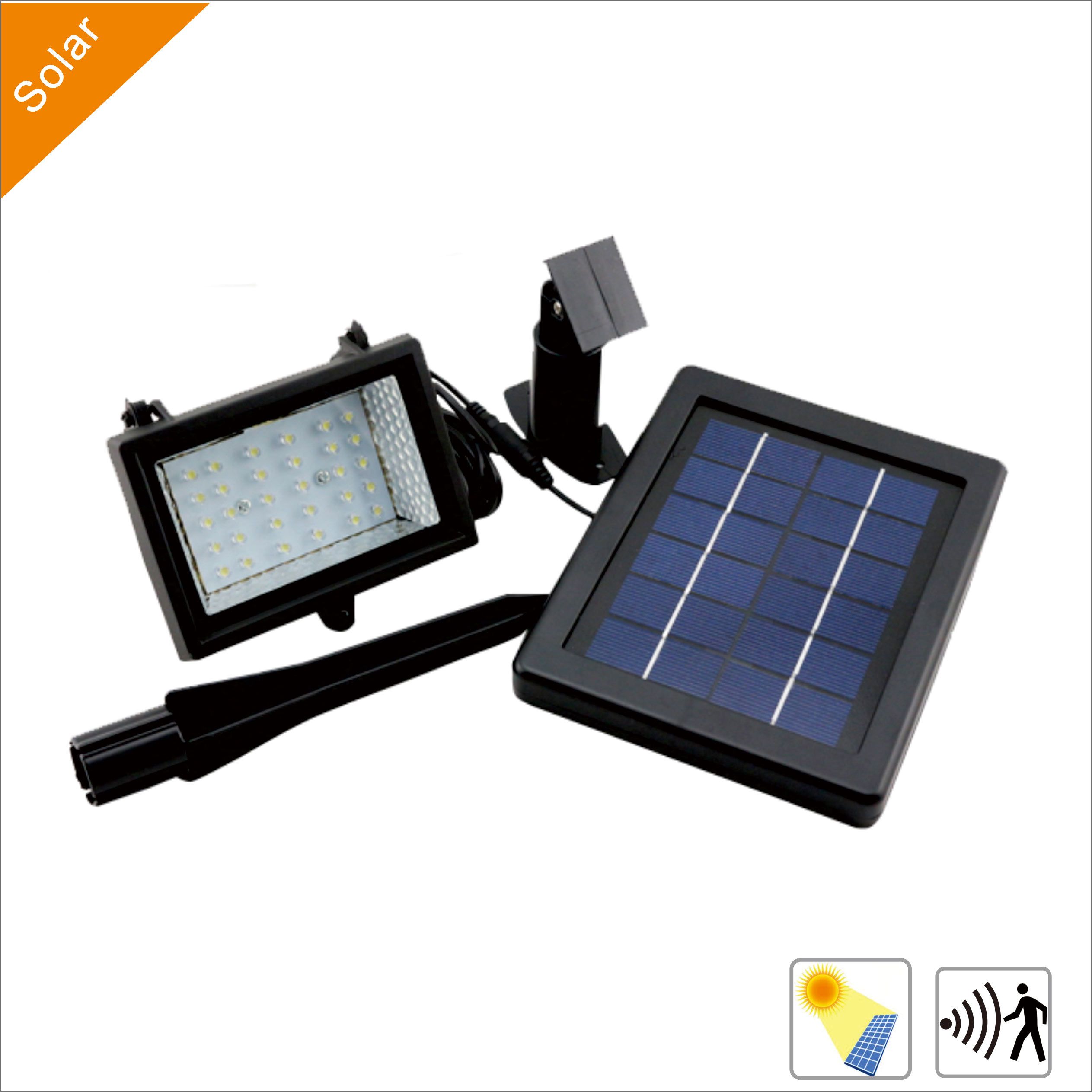 3W Security Lighting Solar Lights with PIR Sensor (LED street/garden light)