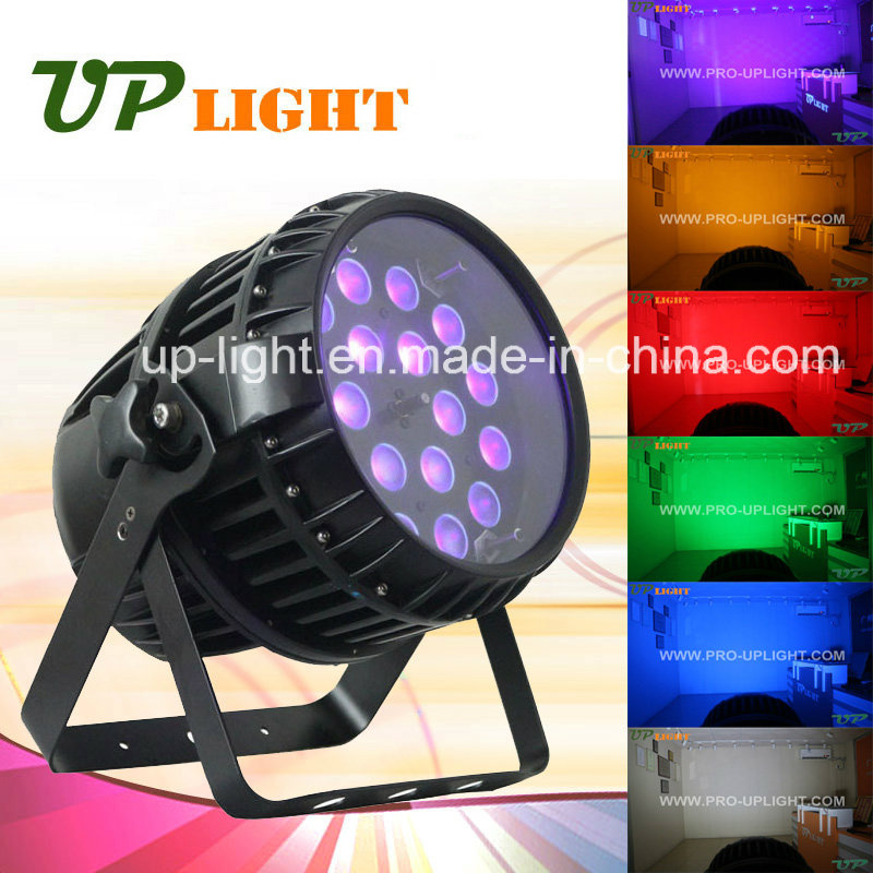 18*12W RGBWA UV 6in1 Zoom Waterproof Outdoor LED PAR