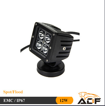 12W IP67 Offroad LED Work Light for SUV