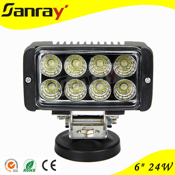 24W Auto LED Work Light with CE DC10-30V