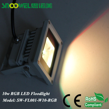 Waterproof 10W RGB LED Outdoor Flood Light