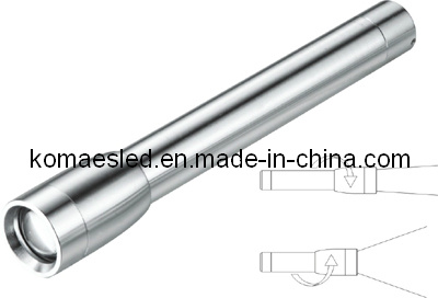Adjustable Focus Zoomable LED Flashlights