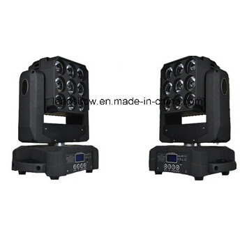 9 PCS DMX Blinder 4in1 LED Beam Wash Moving Head Light