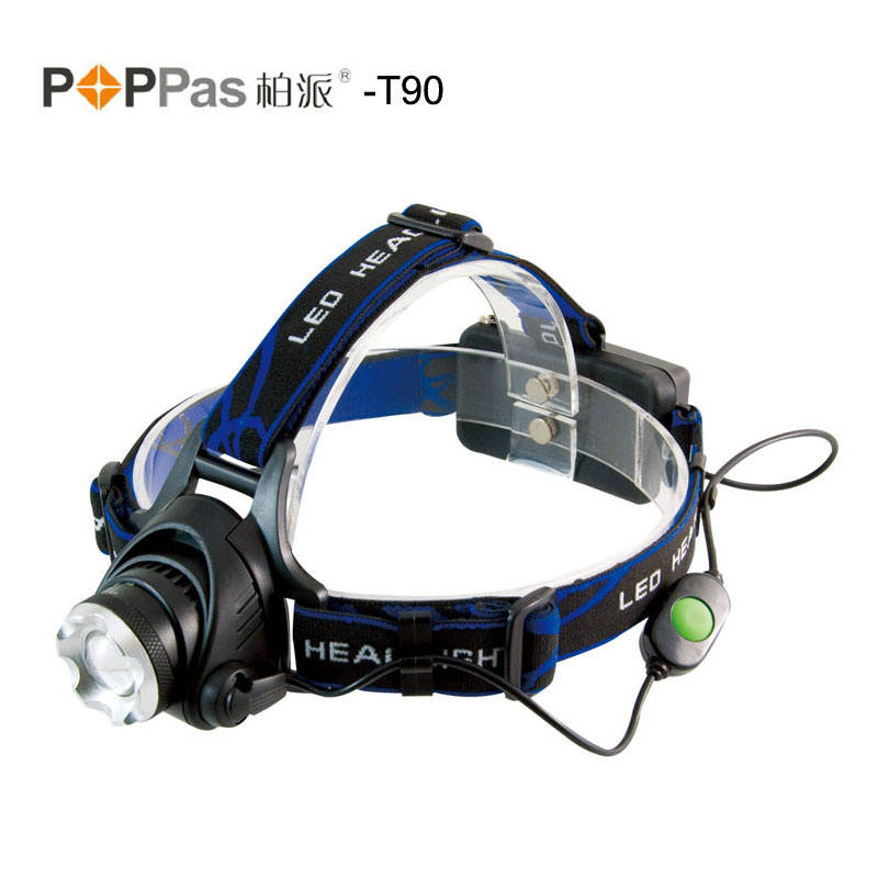 10W/ 400lm CREE Xm-L T6 High Power Telescopic LED Headlamp Poppas-T90