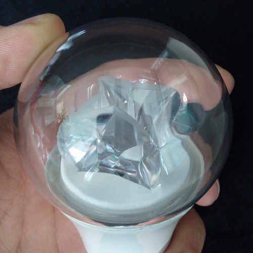 A60 LED 5-9 Watt Bulb Housing with LED Lens