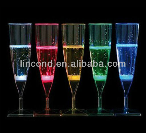 LED Liquid-Activated Champagne Cup