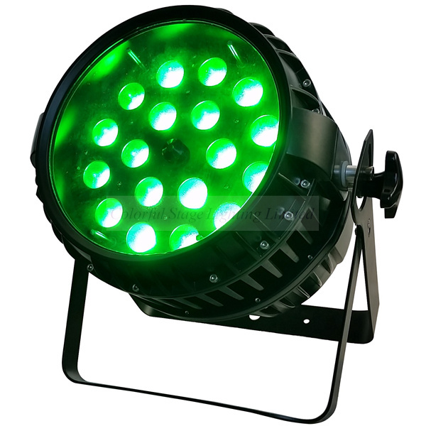 18X10W Quad Color RGBW Zoom Waterproof LED PAR