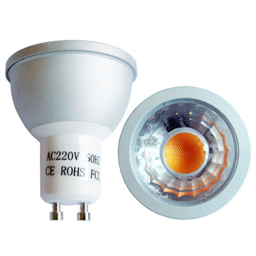 GU10 3W 220V Warm 3000k Yellow COB LED Spotlight