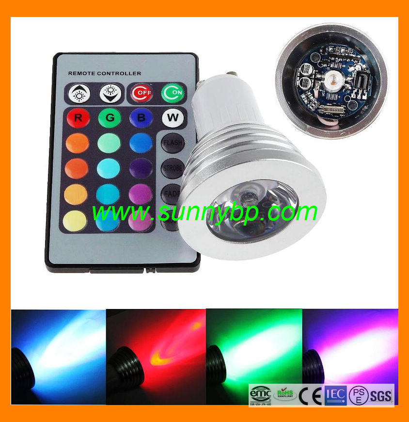 12V 10W RGB 800-900lm LED Underwater Spotlight