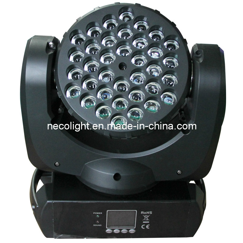 36x3w RGBW LED Beam Moving Head wash Light